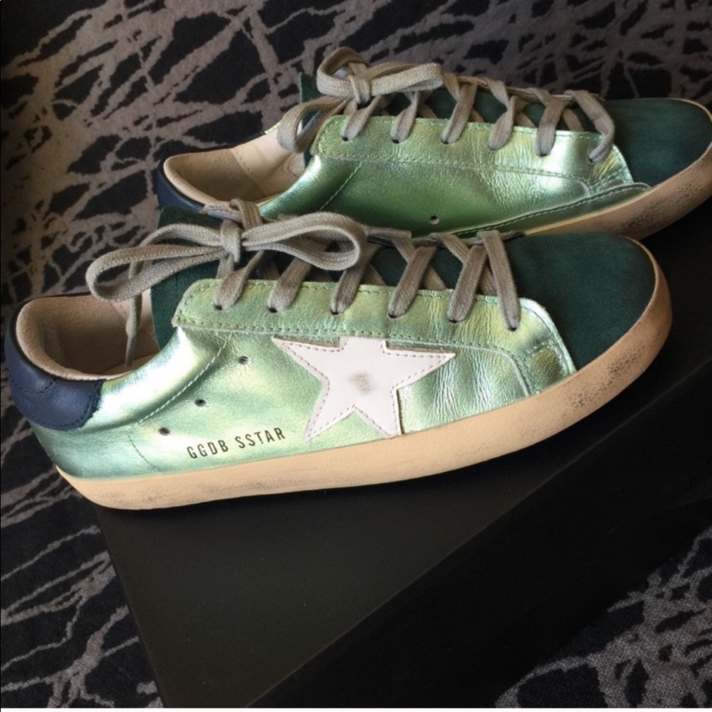 Golden Goose Metallic Sneaker | Suede Sneakers